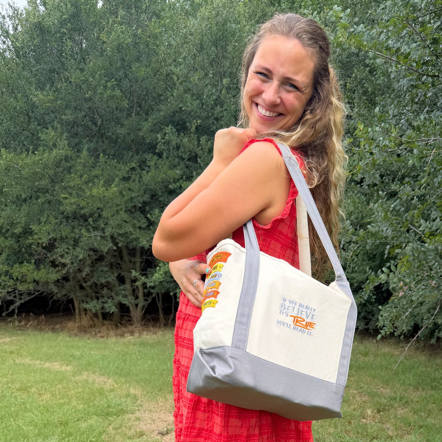 Embroidered Bible Bag