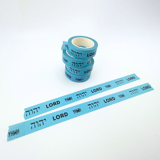 LORD/YHWH Washi Tape