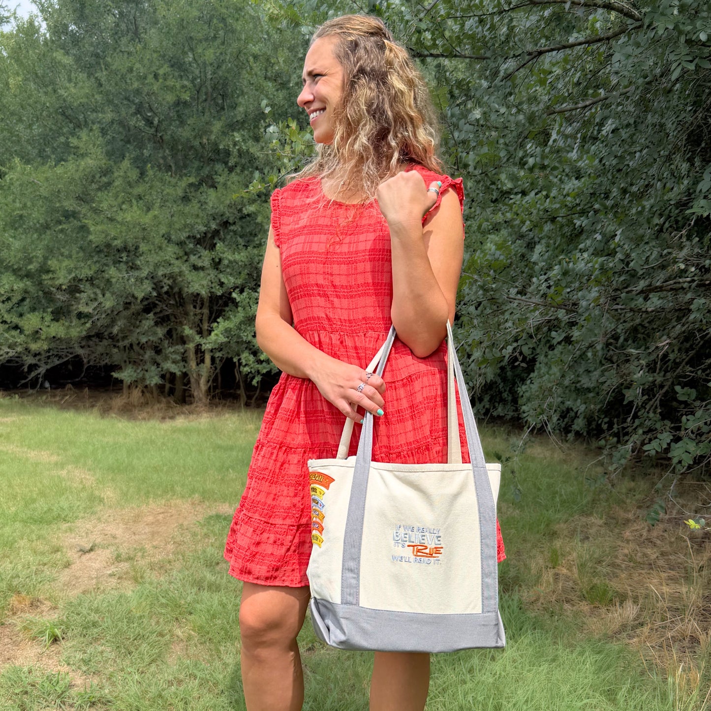 Embroidered Bible Bag