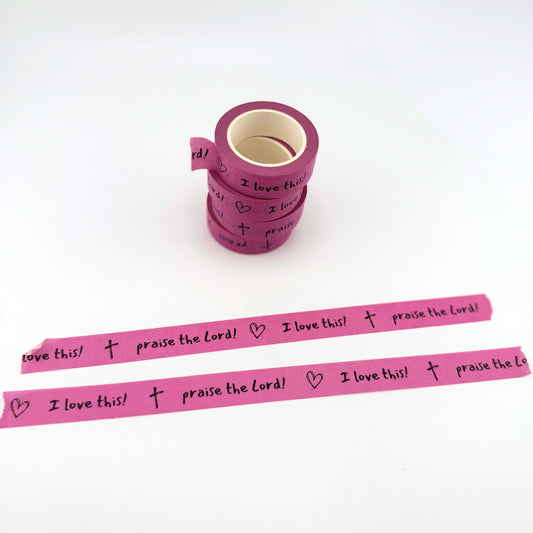 Pink Response Washi Tape
