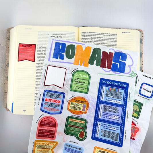 Romans Course Stickers- 2 pages