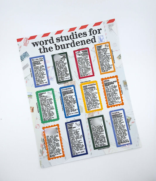 Word studies for the burdened